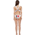 I love Japanese breakfast  Low Cut Ruffle Edge Bikini Set View4