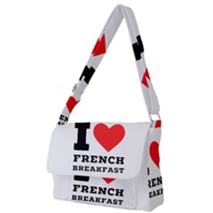 I Love French Breakfast  Full Print Messenger Bag (l) by ilovewhateva