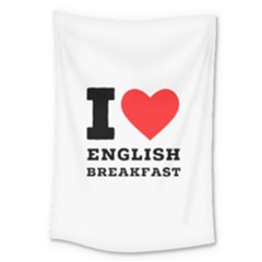 I Love English Breakfast  Large Tapestry by ilovewhateva