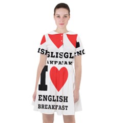 I Love English Breakfast  Sailor Dress by ilovewhateva