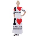 I love English breakfast  Half Sleeves Maxi Dress View2