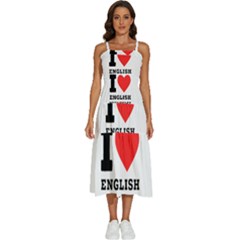 I Love English Breakfast  Sleeveless Shoulder Straps Boho Dress by ilovewhateva