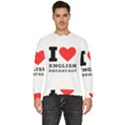 I love English breakfast  Men s Fleece Sweatshirt View1