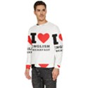 I love English breakfast  Men s Fleece Sweatshirt View2