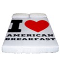 I love American breakfast Fitted Sheet (King Size) View1