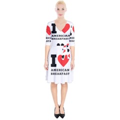 I Love American Breakfast Wrap Up Cocktail Dress by ilovewhateva