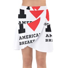 I Love American Breakfast Wrap Front Skirt by ilovewhateva