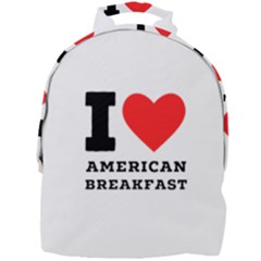 I Love American Breakfast Mini Full Print Backpack by ilovewhateva