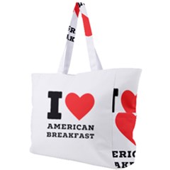 I Love American Breakfast Simple Shoulder Bag by ilovewhateva