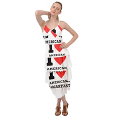 I Love American Breakfast Layered Bottom Dress by ilovewhateva