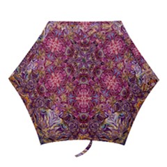 Indian Summer Patterns Mini Folding Umbrellas by kaleidomarblingart