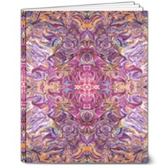 Indian Summer Patterns 8  X 10  Softcover Notebook