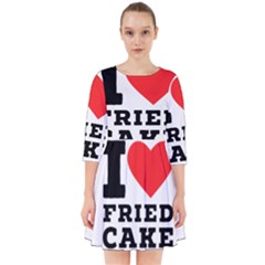 I Love Fried Cake  Smock Dress by ilovewhateva