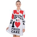 I love fried cake  Long Sleeve Panel Dress View1