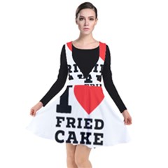 I Love Fried Cake  Plunge Pinafore Dress by ilovewhateva