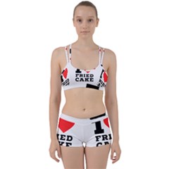 I Love Fried Cake  Perfect Fit Gym Set by ilovewhateva