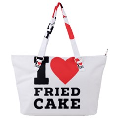 I Love Fried Cake  Full Print Shoulder Bag by ilovewhateva