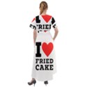 I love fried cake  Front Wrap High Low Dress View2