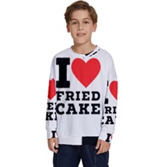 I Love Fried Cake  Kids  Long Sleeve Jersey by ilovewhateva