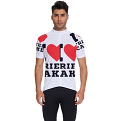 I Love Fried Cake  Men s Short Sleeve Cycling Jersey by ilovewhateva