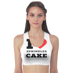 I Love Sprinkles Cake Sports Bra by ilovewhateva