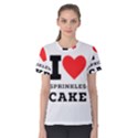 I love sprinkles cake Women s Cotton Tee View1