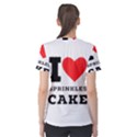 I love sprinkles cake Women s Cotton Tee View2