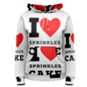 I love sprinkles cake Women s Pullover Hoodie View1