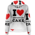 I love sprinkles cake Women s Pullover Hoodie View2