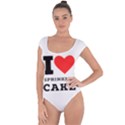 I love sprinkles cake Short Sleeve Leotard  View1