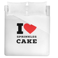 I Love Sprinkles Cake Duvet Cover (queen Size) by ilovewhateva