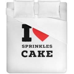 I Love Sprinkles Cake Duvet Cover (california King Size) by ilovewhateva