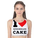 I love sprinkles cake Tank Bikini Top View1