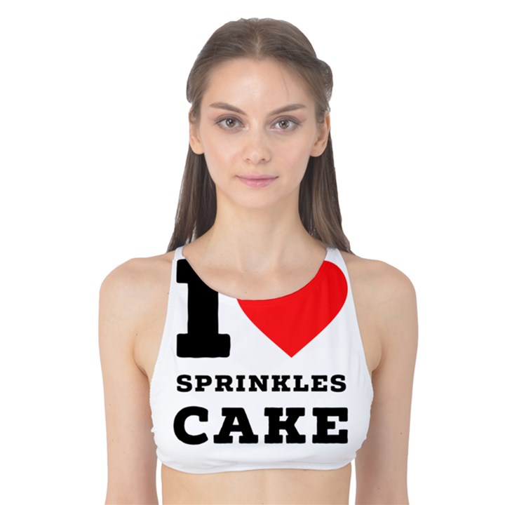 I love sprinkles cake Tank Bikini Top