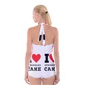 I love sprinkles cake Boyleg Halter Swimsuit  View2