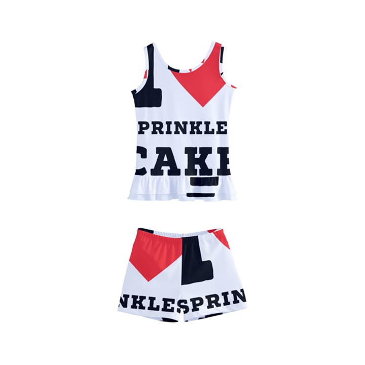 I love sprinkles cake Kids  Boyleg Swimsuit