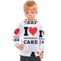 I love sprinkles cake Kids  Hooded Pullover View1