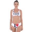 I love sprinkles cake Criss Cross Bikini Set View1