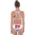 I love sprinkles cake Criss Cross Bikini Set View2