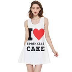 I Love Sprinkles Cake Inside Out Reversible Sleeveless Dress by ilovewhateva