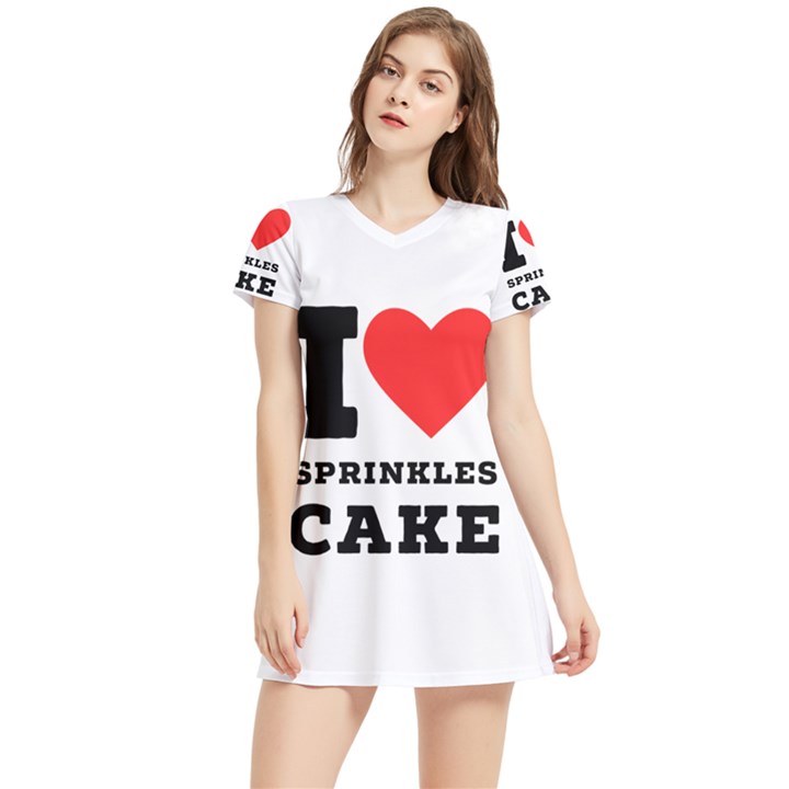 I love sprinkles cake Women s Sports Skirt