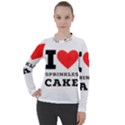 I love sprinkles cake Women s Pique Long Sleeve Tee View1