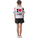 I love sprinkles cake Kids  V-Neck Horn Sleeve Blouse View2