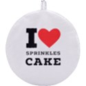 I love sprinkles cake Round Trivet View2