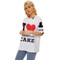 I love sprinkles cake Oversized Basic Tee View2