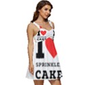 I love sprinkles cake Ruffle Strap Babydoll Chiffon Dress View3