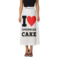 I Love Sprinkles Cake Classic Midi Chiffon Skirt by ilovewhateva