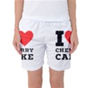 I love cherry cake Women s Basketball Shorts View1