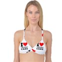 I love cherry cake Reversible Tri Bikini Top View1