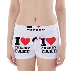 I Love Cherry Cake Boyleg Bikini Wrap Bottoms by ilovewhateva